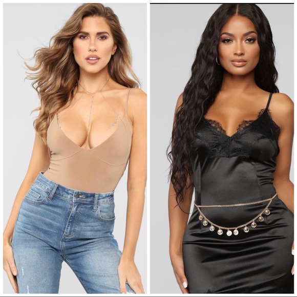 Fashion Nova Accessories - Fashion Nova Bra and Belly Chains